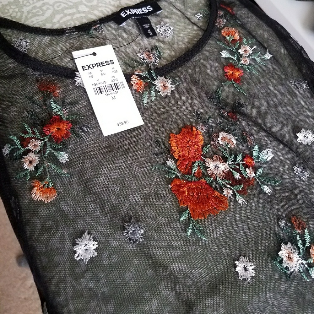 Express sexy sheer...